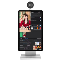 HAOCROWN Studio de diffusion en direct Android 12 de 15,6 pouces avec écran tactile et caméra 50MP pour tutoriels de beauté et vente de produits