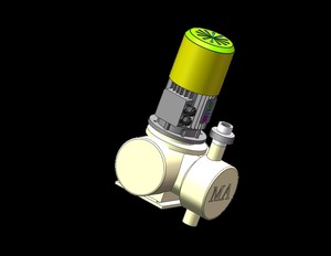 排水処理プラント用の化学薬品投入ポンプと計量ポンプ