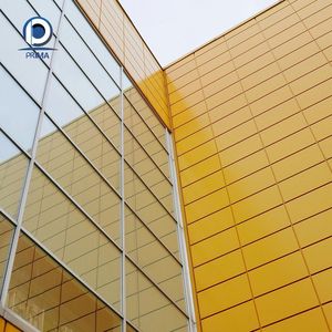 Panneaux de mur-rideau en aluminium modernes pour bâtiments de bureaux - Solution de façade extérieure écologique, isolante thermiquement et facile à assembler - Product Image 2
