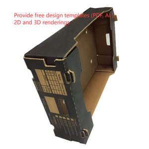 Custom Logo Recyclable Cardboard Durable Hard Paperboard <strong>Boxes</strong> for Banana and Other Fruits for Food Corn and <strong>Egg</strong> Packing - Product Image 2