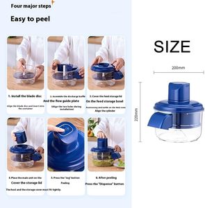 NEW Household Small <b>Fruit</b> and <b>Vegetable</b> Peeling Machine Automatic Electric Grape Peeling Machine - Product Image 4