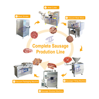 Four à fumage industriel automatique pour viande avec roulement en acier inoxydable 304 haute rigidité pour la fumée de porc, de poisson et de saucisses