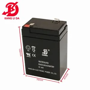Batería compatible cy-0112 6v 4ah 20 HR AGM plomo batería como 5ah