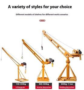 Machine de levage de toit de construction petit mini équipement de levage Craneseton monté à l'intérieur extérieur <span class=keywords><strong>200kg</strong></span> - Product Image 2