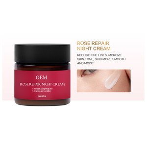 <span class=keywords><strong>Crema</strong></span> Notte Idratante Viso all'Olio di Rosa Anti-Macchia Riparatrice per Pelle Secca Schiarente e Illuminante per Adulti - Product Image 1