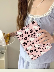 Japanese‑Korean Leopard Print KT Cat iPad Case Y‑Fold Stand <b>Pen</b> Slot Cover for iPad Pro12.9 Air7 Mini <b>Tablet</b> - Product Image 4