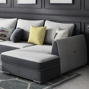 Set di Divani Angolari Minimalisti Americani di Grandi <span class=keywords><strong>Dimensioni</strong></span> a Forma di L per Soggiorno - Product Image 4