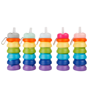 Nouvelle Arrivée Certifiée – Bouteille d'Eau Pliable en Silicone Sans BPA, Style Classique pour Enfants - Product Image 4