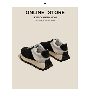 2025 Mùa Xuân Mùa Thu Bộ Sưu Tập Nhà Máy Bán Buôn Torre Casual Sneaker Phụ Nữ Da Bò Ren-up Dày Dưới Cao Su Midsole - Product Image 2