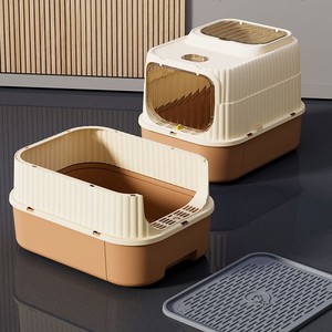Grande <span class=keywords><strong>litière</strong></span> pour chat autonettoyante rechargeable, pliable et entièrement fermée - Product Image 2
