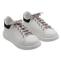 Olian Vente en gros Serviette Moelleux 0.6cm Lacets ronds Creative Daddy Small White Shoes Lacets en daim