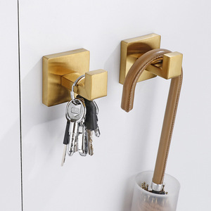 Gancio da Parete in Acciaio Inox, Ganci Appendiabiti, Portachiavi Adesivo, Porta Asciugamani, Appendiabiti Ecologico per Bagno - Product Image 5
