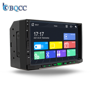 BQCC 2DIN <span class=keywords><strong>Carplay</strong></span> Android Auto Car Radio 7 "HD Pantalla Estéreo BT FM USB AUX-in AHD Ayuda de marcha atrás Multimedia Autoradio L2 - Product Image 1