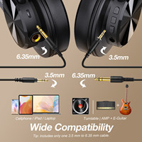Casque sans fil et filaire OneOdio A70 DJ, casque filaire avec technologie Shareport pour usage professionnel