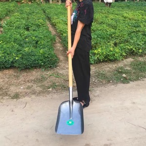 Grande pelle à charbon tout acier, lame épaissie en acier manganèse trempé de qualité ferroviaire, pour le séchage des céréales agricoles - Product Image 3