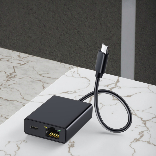USB 2.0 Ethernet RJ45 LAN Adapter Network Card Wired Network Card for Mobile Phones, Computers, Tablets