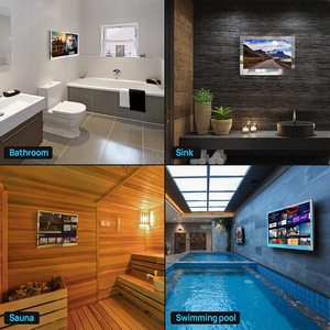 ทีวีอัจฉริยะสำหรับห้องน้ำขนาด 32 นิ้ว รุ่น Snazzy ความละเอียด Full HD กันน้ำ จอ LED ระบบแอนดรอยด์ สีเงิน จอ LCD ขนาด 32 นิ้ว สำหรับเปลี่ยนหน้าจอทีวี - Product Image 5