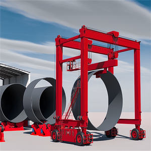 Rtg 40 80 120 Ton özelleştirilmiş çok fonksiyonlu istif taşıyıcısı kauçuk Tyred konteyner portal vinçler 35 Ton Motor Motor satılık - Product Image 6