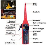 Auto Circuit Tester Battery Tester OBD 12V Multimeter Power Circuit Probe Kit Electric Voltage Tester Car Diagnostic Tool