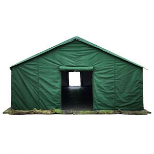 เต็นท์ผ้าใบสองชั้นสีเขียวขี้ม้าสำหรับงานหนัก ยี่ห้อเชนยา สำหรับใช้งานได้ทุกฤดู โครงสร้างห้องนอนเดียว กันน้ำ ความจุขนาดใหญ่ รองรับได้ 50 คน - Product Image 3