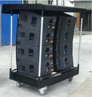 Sistema de Altavoces Line Array Híbrido de 12 Pulgadas, Doble, de 4 Vías, Resistente al Agua, para Conciertos al Aire Libre