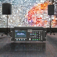 Console de mixage numérique 20 canaux, contrôleur DJ, amplificateur de puissance 2 x 800W, suppresseur de feedback intégré, égaliseur 5 bandes, écran tactile