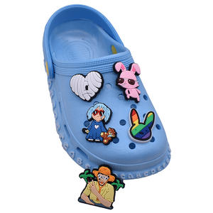 Fibbia Decorativa in Plastica Morbida PVC HY per Scarpe, Fiore in Plastica Fai-da-Te, Coniglio <span class=keywords><strong>Bad</strong></span> Bunny per Decorazione Scarpe da Spiaggia - Product Image 2