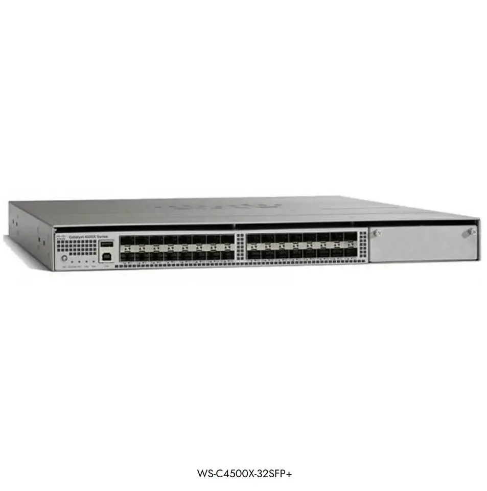 WS-C4500X-32SFP + 4500-X 스위치 32 포트 10G IP 베이스, 전후방, P/S 없음
