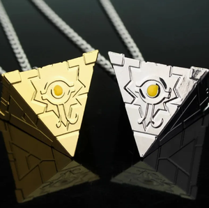 Kalung Anime Yu-Gi-<span class=keywords><strong>Oh</strong></span>! Liontin 3D Besar Yugi Muto, Custom dari Paduan Seng Berlapis Elektroplating - Product Image 4
