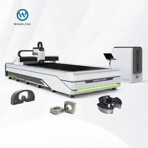 Tự làm dw1325 kim loại và phi kim loại CNC sợi Laser máy cắt thành phần 3000W 4000x6000mm