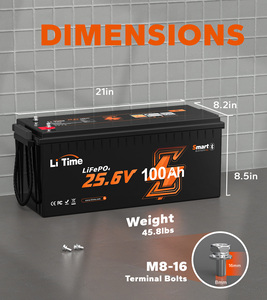 Batterie au lithium LiTime 24V 100Ah basse température pour usage marin – Stock US, EU, AU, CA - Product Image 2