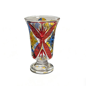 Vaso de Whisky de Cristal Edo Kiriko Tallado a Mano con Recubrimiento de Color, Estilo Japonés Vintage para Whisky, Bourbon, Bar en Casa - Product Image 5