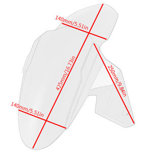 Xxun ฝาครอบบังโคลนหน้ารถจักรยานยนต์สำหรับ TRIP <span class=keywords><strong>Street</strong></span> <span class=keywords><strong>Triple</strong></span> 765 r/ 765 RS 2020 <span class=keywords><strong>2021</strong></span> 2022 2023 2025 2024 - Product Image 6