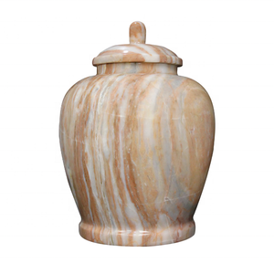 Urna de mármol oceánico 100% auténtica para cenizas de adultos, precio barato - Product Image 5