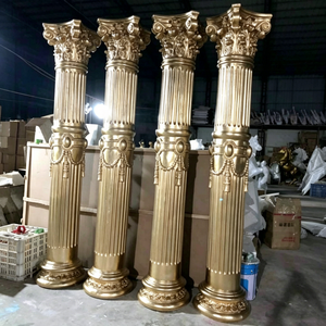 Esculturas <span class=keywords><strong>de</strong></span> Columnas Romanas <span class=keywords><strong>de</strong></span> Fibra <span class=keywords><strong>de</strong></span> Vidrio, Decoración Exterior, Pilar Romano Redondo para <span class=keywords><strong>Casa</strong></span>, Decoración <span class=keywords><strong>de</strong></span> Bodas - Product Image 1