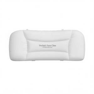 Cojín Rectangular Blanco para Cabecera de Cama, Acolchado, de Poliéster - Product Image 1