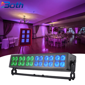 Luz LED de escenario inalámbrica BAR24 con batería, 24x12W RGBWA+UV, DMX - Product Image 1