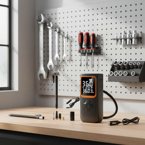 Para Inflador de neumáticos <span class=keywords><strong>Michelin</strong></span>, máquina de nitrógeno, 12V, componentes de plástico, inventario puntual, Monitor de presión de neumáticos, capaz de 2024 neumáticos - Product Image 1