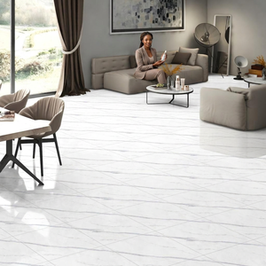 Kiara Brown Interior Porcelain Floor <b>Tiles</b> 600x600mm Digital Marble Effect Ceramic Flooring - Product Image 2