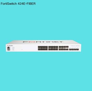 Fortinet FS-424E-FIBER strato 2/3 FortiGate interruttore compatibile PoE + o 24x7 licenza Software FortiCare originale nuovo di zecca - Product Image 1