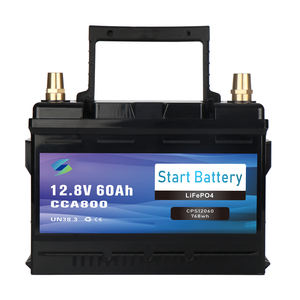 بطارية سيارة مخصصة البحرية للمبتدئين LiFepO4 12v 60ah للسيارة - Product Image 6