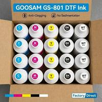 Encre Pigmentée Goosam Super Économique 1000ml en Vrac pour Imprimante Textile, Sans Sédiments, Encre DTF Blanche pour Impression Epson R1390 Xp600 L1800 I3200