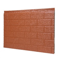 Panneaux muraux extérieurs isolés décoratifs en acier galvanisé standard, panneaux sandwich en PU, panneaux écologiques
