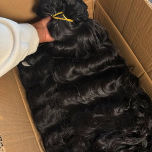 Extensiones de Cabello Vietnamita y Camboyano de Alta Calidad 15A con Cutícula Alineada, Trama de Cabello Virgen sin Procesar Doble Extracción Ondulado RAW - Product Image 1