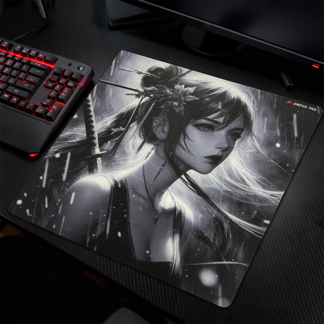 Custom Design Gaming Mouse Pad Smooth Frosted Tempered Glass Mousepad for Esports Speed Gaming E-sport Control Mouse Pad