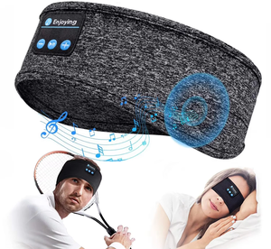 Yüksek Quailit müzik göz maskesi kulaklıklar HD Stereo hoparlörler Yoga uyku uykusuzluk kadınlar uyku kulaklıklar BT 5.0 çıkarılabilir - Product Image 2