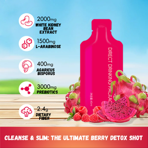 Bebidas Prebióticas para Mujeres, Concentrado de Fruta de Frambuesa con Dipeptido, para Pérdida de Peso - Product Image 4