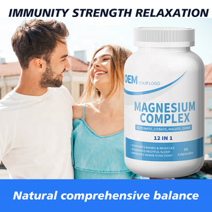 Offre Spéciale : Complexe de Magnésium 12-en-1 en Capsules – Glycinate, Citrate, Malate, Taurate de Magnésium Chélaté – Supplément pour le Soutien Énergétique - Product Image 5