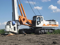 Foreuse rotative ZOOMLION 60m ZR220 la mieux notée, machine de forage à marteau à prix avantageux