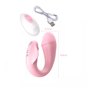 Mainan seks peluru Mini silikon untuk pasangan, catu daya USB pengendali jarak jauh nirkabel, mainan seks Masturbator bergetar untuk wanita - Product Image 5